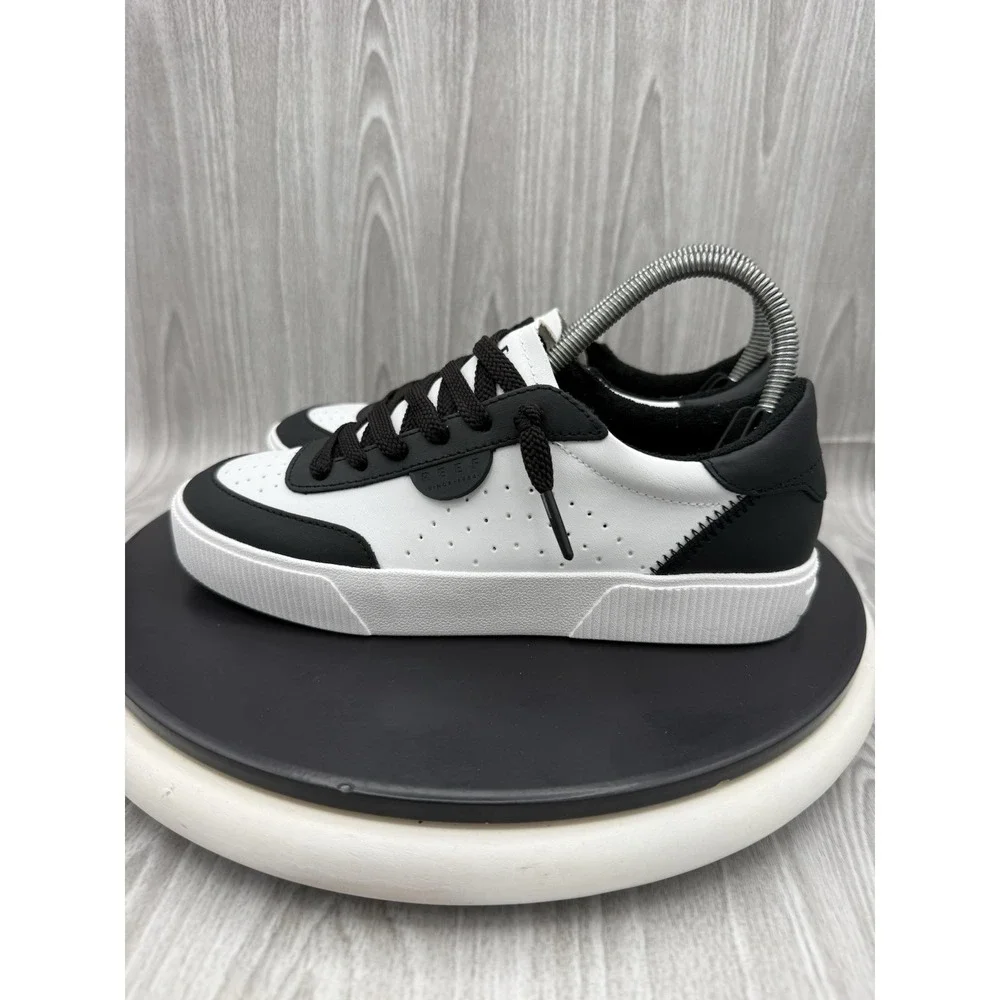 Reef Lay Day Seas Womens Size 7 Black White Platform Sneakers Casual Shoes NEW
